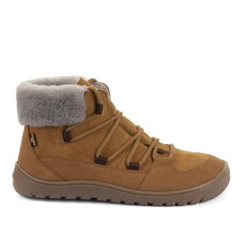 Froddo Barefoot Damen Stiefeletten - UP FURRY W TEX Cognac
