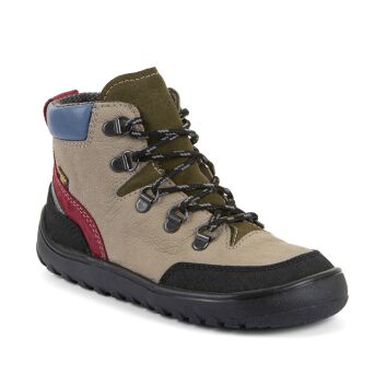 Froddo Barefoot Kinder Stiefeletten - UP TRAIL TEX Taupe