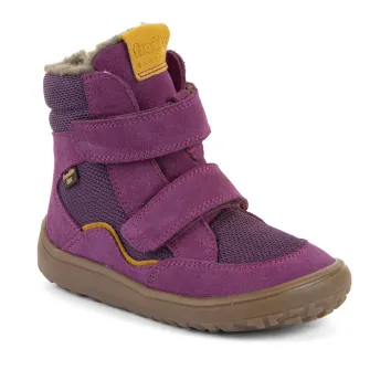 Froddo Barefoot Kinder Stiefel - TEX WINTER Cyclamen