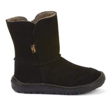 Froddo Barefoot Kinder Stiefel - TEX SUEDE Black