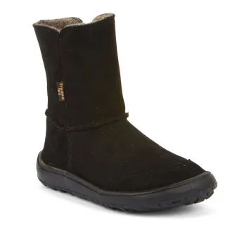 Froddo Barefoot Kinder Stiefel - TEX SUEDE Black