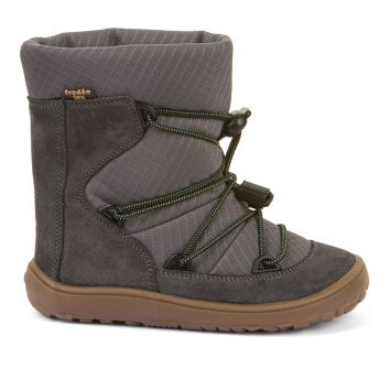 Froddo Barefoot Kinder Stiefel - TEX TRACK WOOL Grey