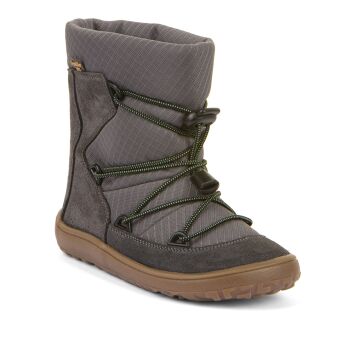 Froddo Barefoot Kinder Stiefel - TEX TRACK WOOL Grey