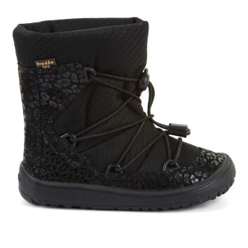 Froddo Barefoot Kinder Stiefel - TEX TRACK WOOL Black+