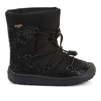 Froddo Barefoot Kinder Stiefel - TEX TRACK WOOL Black+