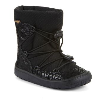 Froddo Barefoot Kinder Stiefel - TEX TRACK WOOL Black+