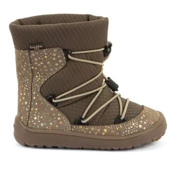 Froddo Barefoot Kinder Stiefel - TEX TRACK WOOL Gold+