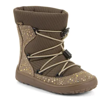 Froddo Barefoot Kinder Stiefel - TEX TRACK WOOL Gold+