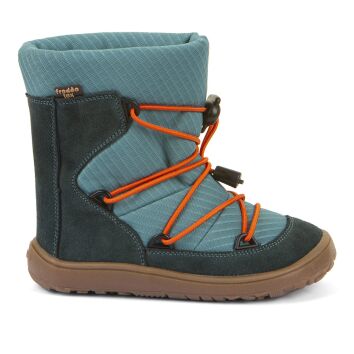 Froddo Barefoot Kinder Stiefel - TEX TRACK WOOL Petroleum