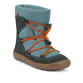 Froddo Barefoot Kinder Stiefel - TEX TRACK WOOL Petroleum
