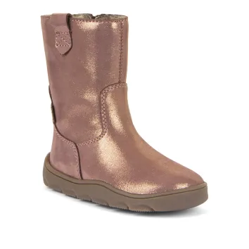 Froddo Barefoot Kinder Stiefel - ZERU TEX BOOT Pink/Gold
