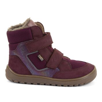 Froddo Barefoot Kinder Stiefel - UP HILL WOOL Bordeaux