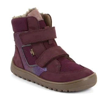 Froddo Barefoot Kinder Stiefel - UP HILL WOOL Bordeaux