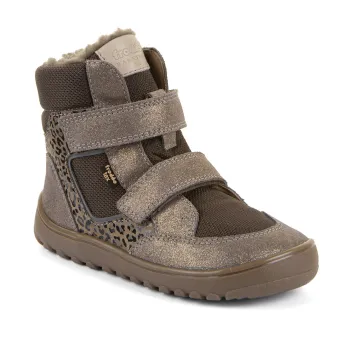 Froddo Barefoot Kinder Stiefel - UP HILL WOOL Bronze