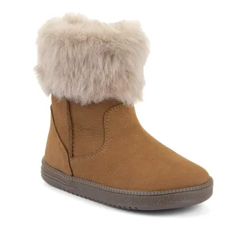 Froddo Barefoot Kinder Stiefel - LOOP BOOT Cognac