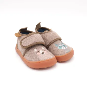 bisgaard barefoot Hausschuhe basic brown