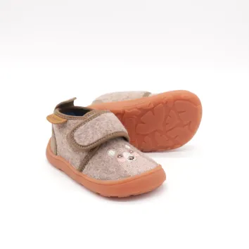 bisgaard barefoot Hausschuhe basic brown