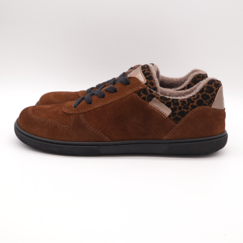 KOEL Barefoot Sneaker FRANCIE Leo Cognac