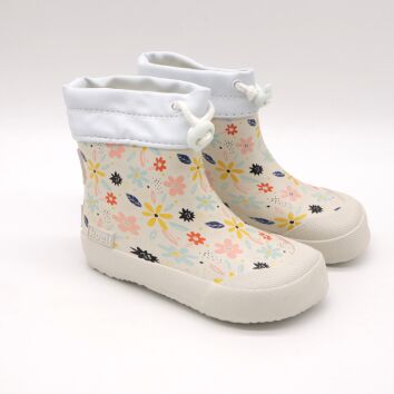 KOEL Gummistiefel Wibi Print Wool Flowers White