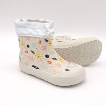 KOEL Gummistiefel Wibi Print Wool Flowers White