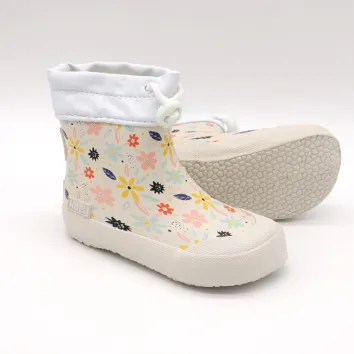 KOEL Gummistiefel Wibi Print Wool Flowers White