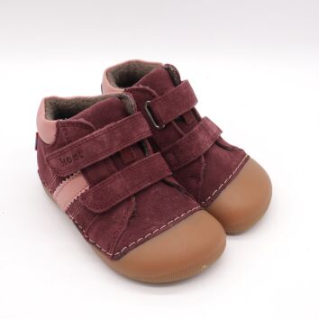 KOEL Barefoot Baby Shoes AUSTIN SUEDE Bordo