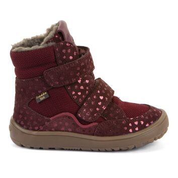 Froddo Barefoot Kinder Stiefel - TEX WINTER Bordeaux+