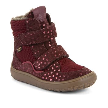 Froddo Barefoot Kinder Stiefel - TEX WINTER Bordeaux+