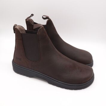 KOEL Chelsea Boot GAVIEN SUEDE FELT Chocolate