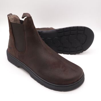KOEL Chelsea Boot GAVIEN SUEDE FELT Chocolate