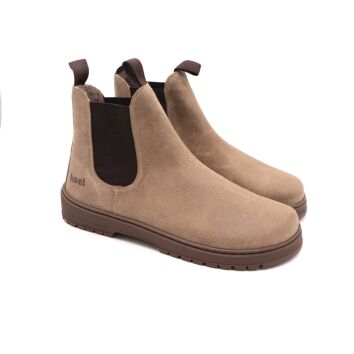 KOEL Chelsea Boot GAVIEN SUEDE FELT Taupe