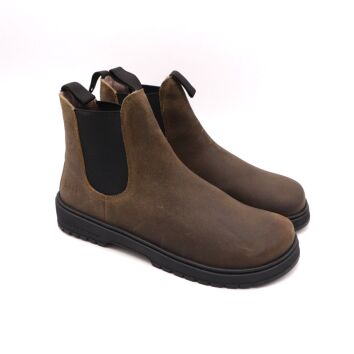 KOEL Chelsea Boot GAVIEN SUEDE FELT Dk Taupe