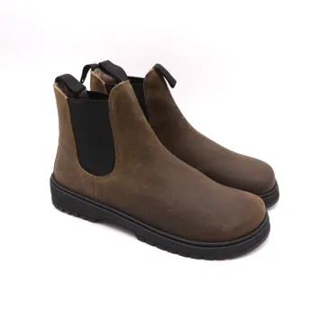 KOEL Chelsea Boot GAVIEN SUEDE FELT Dk Taupe