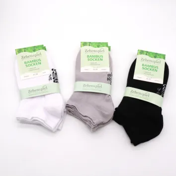 Sparset 3x Doppelpack Bambussocken Sneaker 39-42