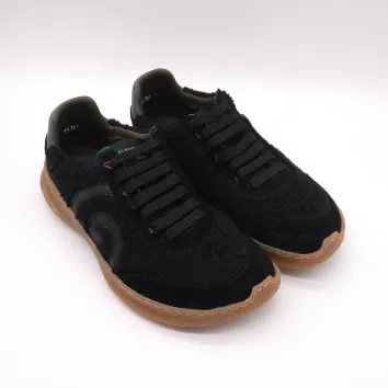 El Naturalista Woll-Sneaker OROEL Black-Caramel