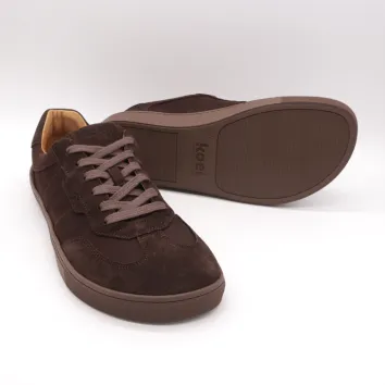 KOEL Barefoot Sneaker HELIO SUEDE Chocolate