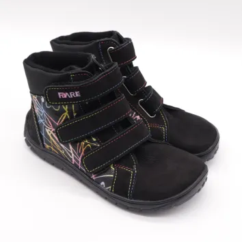 FARE BARE Kinder Halbstiefel AVILA schwarz