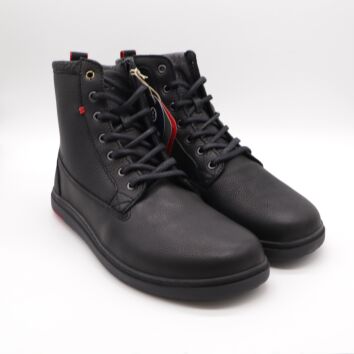 BLUSUN Herren Schnürstiefel 080M Deep Black