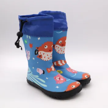 SAGUARO Gummistiefel Kids Brisk II Print Blue