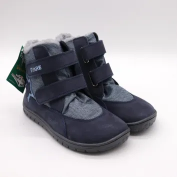 Fare Bare Winterstiefel FROSTKY TEX blau-grau