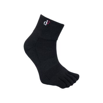 dF Zehensocken Mini-Crew Outdoor/Trail Black