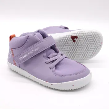Vivobarefoot Primus Ludo Hi Preschool Lilac
