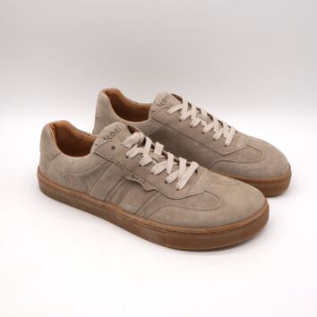 KOEL Barfuß Sneaker HUGH SUEDE Taupe