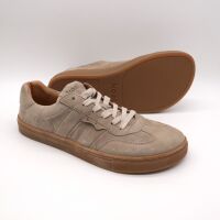 KOEL Barfuß Sneaker HUGH SUEDE Taupe