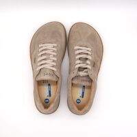 KOEL Barfuß Sneaker HUGH SUEDE Taupe
