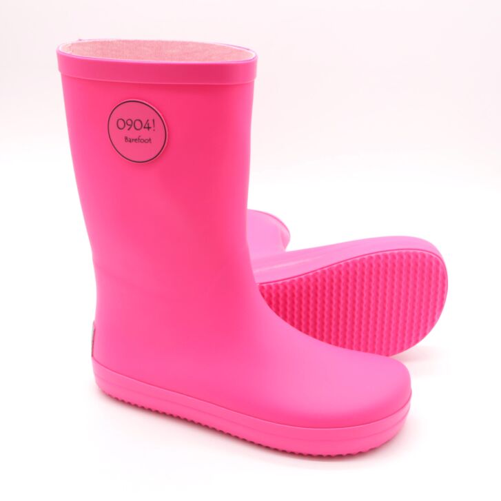 0904! Barefoot Gummistiefel LATEX Pink