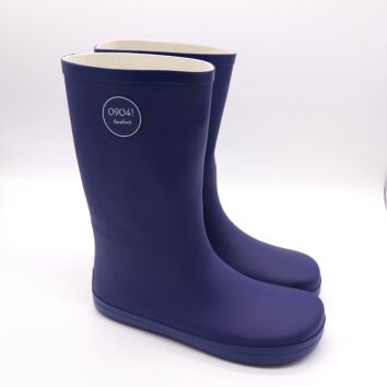 0904! Barefoot Damen Gummistiefel LATEX Blue