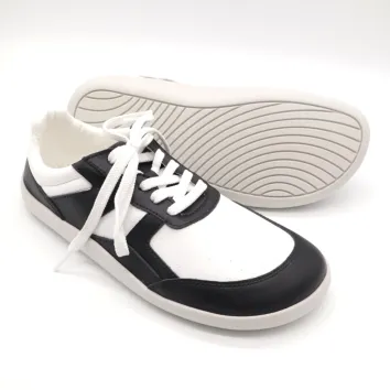 Ahinsa Shoes Yuva Black and White