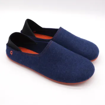 Gottstein Wool Slip-On Midnight/Orange