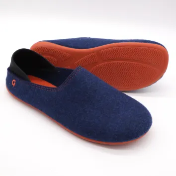 Gottstein Wool Slip-On Midnight/Orange